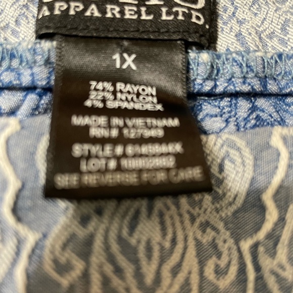 Soho Apparel LTD. Blue Lace Pants - Picture 3 of 3